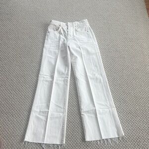 Veronica Beard Taylor High-Rise Wide Leg Jeans